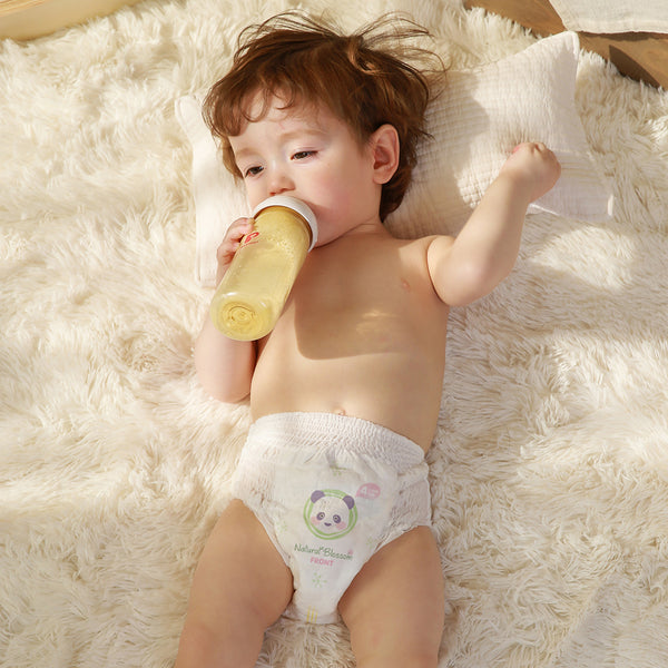 Natural Blossom Pull-On Baby Diapers | Ultra-Slim, Hypoallergenic, Super Soft, Vegan | Size 5 (3T-4T, 26-37 lbs) | 88 Count