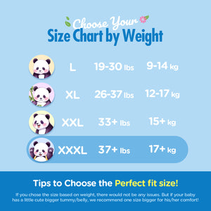 Natural Blossom Pull-On Baby Diapers | Ultra-Slim, Hypoallergenic, Super Soft, Vegan | Size 7 (5T-6T, 37 lbs and Over) | 72 Count