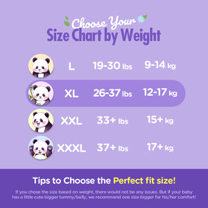 Natural Blossom Pull-On Baby Diapers | Ultra-Slim, Hypoallergenic, Super Soft, Vegan | Size 5 (3T-4T, 26-37 lbs) | 88 Count