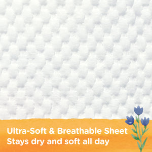 Natural Blossom Band Baby Diapers | Ultra-Slim, Hypoallergenic, Super Soft, Vegan | Size 2 (S, 9–18 lbs) | 30 Count